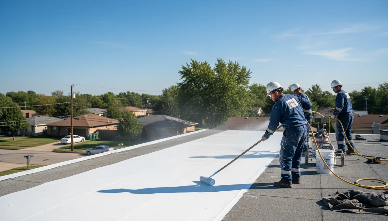 Commercial roof coating in Adams, TN near me
